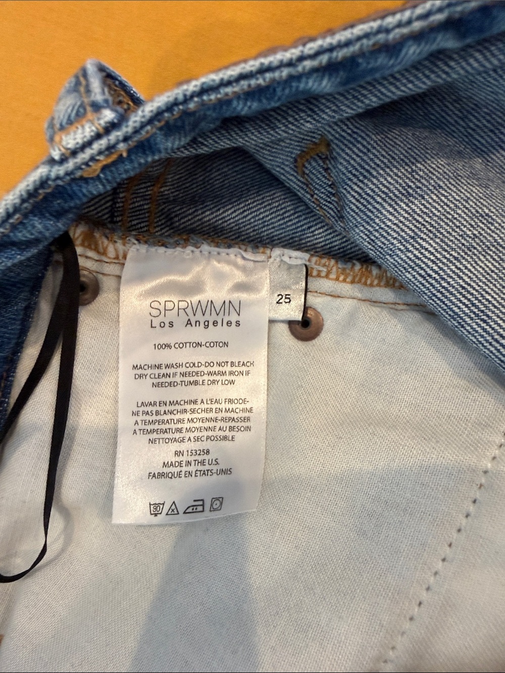 SPRWMN Low Rise Baggy Jeans - Picture 6 of 10